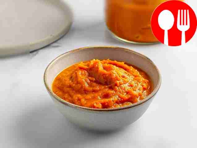 Кабачковая икра с майонезом и томатной пастой