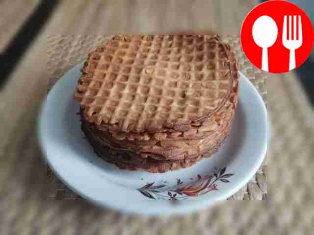 Хрустящие вафли из детства