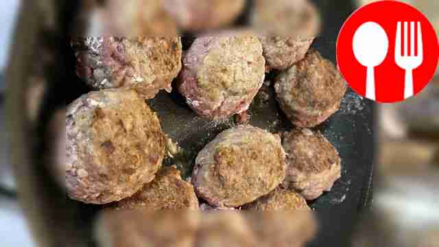 Котлетки из свинины и говядины