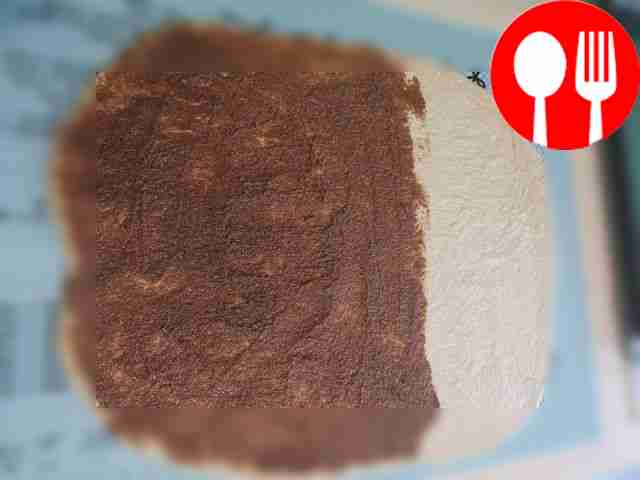 Spread 2/3 with filling.