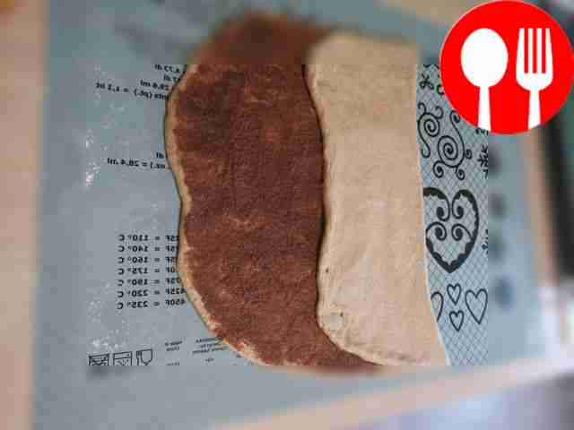 Fold the edges towards the middle, first the...