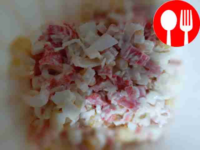 Salad with crab sticks “Classic”
