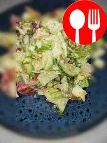 Деревенский салат «Цезарь»