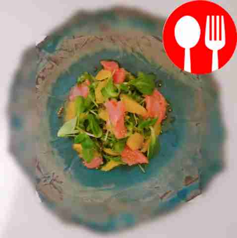 Салат «Апельсиновая форель»