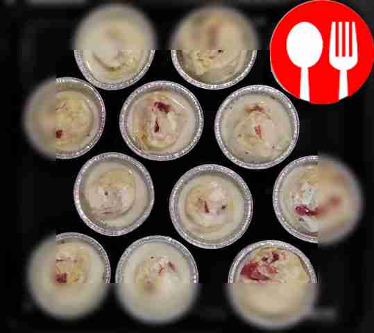 Pour the milk mixture into the mold and place...