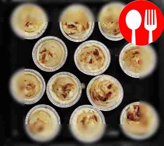 When the dish is ready, remove the baking...