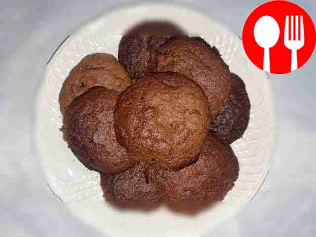 Сладкое шоколадное печенье с нутеллой