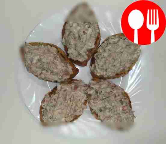 Quick tuna and cheese snack