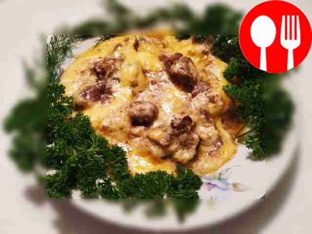 Нежная печень индейки в молоке