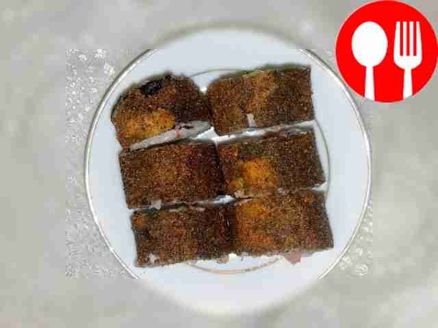 Rolls with breaded crab sticks