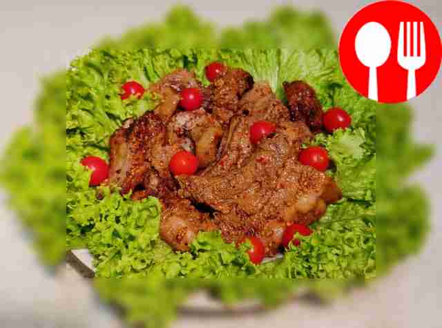 Ароматные ребра в рукаве с медом