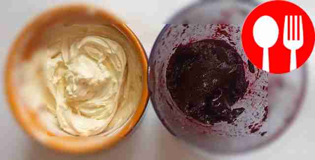 Place mascarpone, yoghurt and caster sugar in...