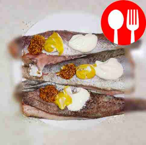 Cut up the fish. Cut along the ridge, remove...