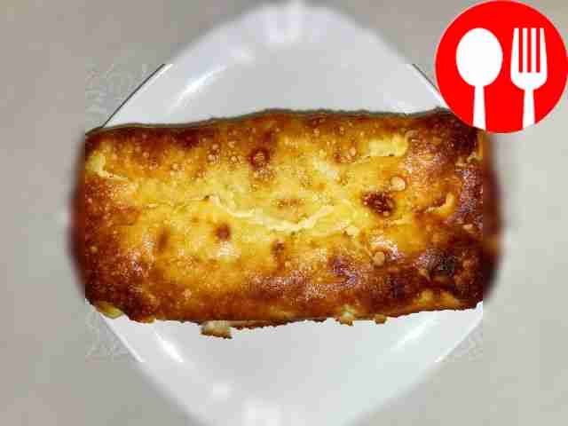 Delicate Trafail with bananas and caramel