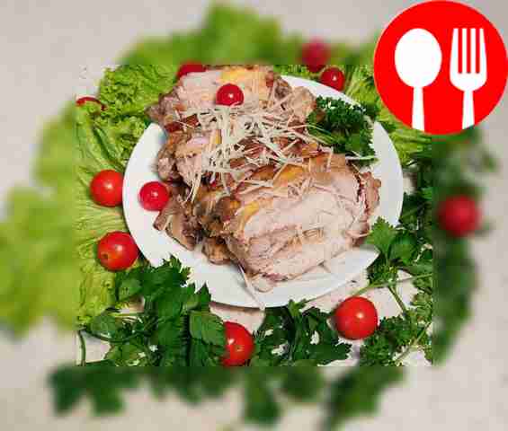 Juicy veal Oryol style