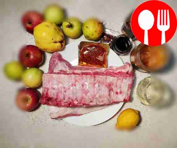 Rinse the meat under running water and dry...