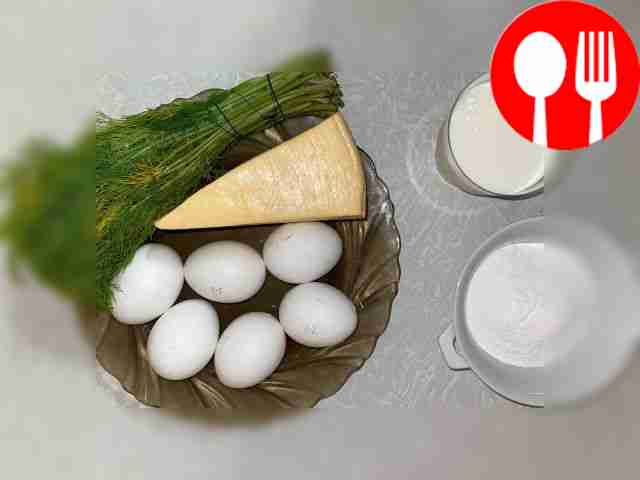 Отмерьте необходимое количество муки, молока и...