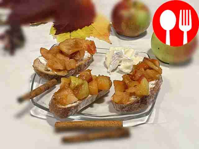 Яблочно-медовый топинг для бутербродов