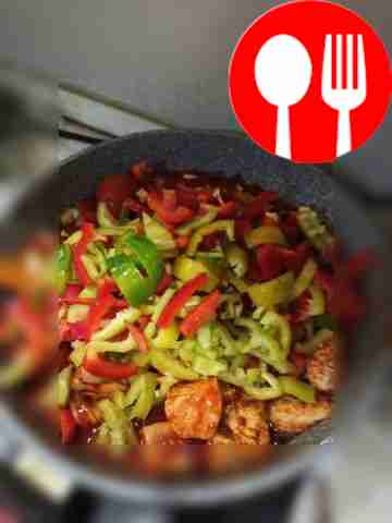 Свинина в остром томатном соусе