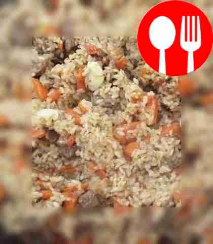 Beef pilaf “Merchant”