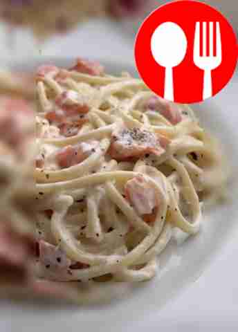 Паста с форелью