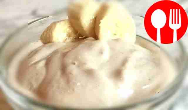 Ice cream without banana ice cream maker