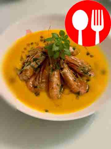 Pumpkin puree soup