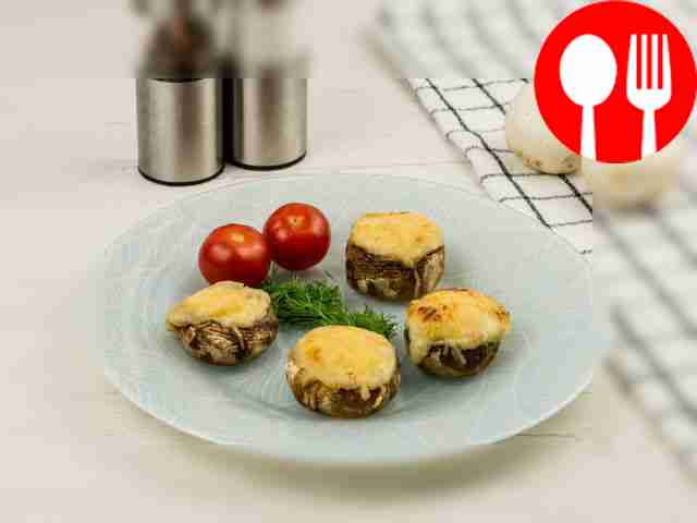 Шампиньоны со сливочным сыром