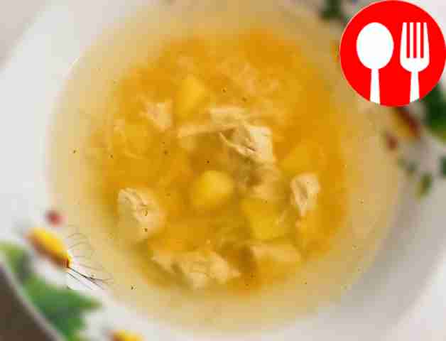 Diet chicken soup