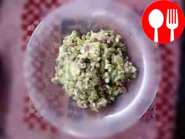 Салат «Оливье» с антоновкой