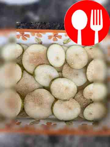 Sprinkle a baking sheet with sugar and place...