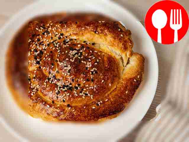 Улитка с брынзой и укропом