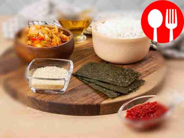 Place all ingredients on the table for easy...