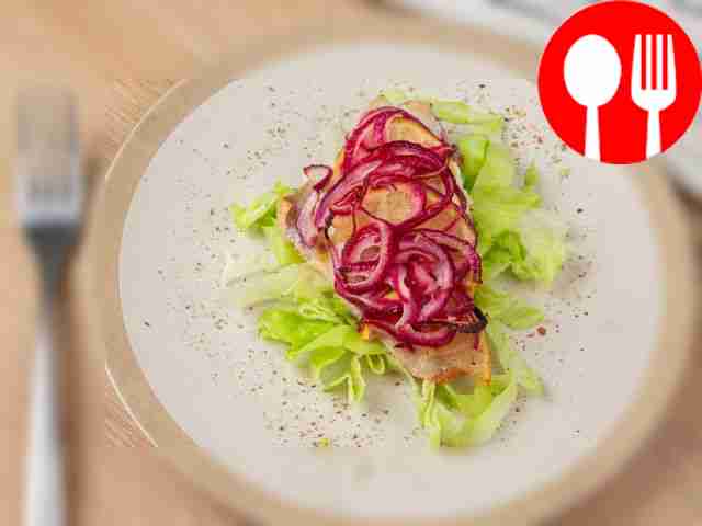 Perch with lemon and coriander in the oven