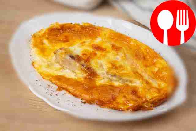 Perch in cream cheese filling