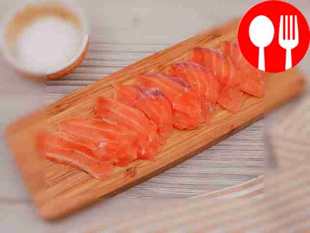 Lightly salted salmon