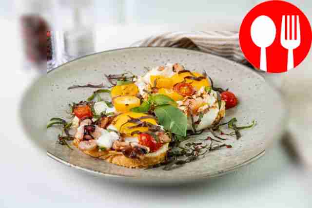 Яичница с морепродуктами