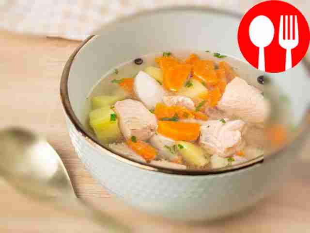 Уха с окунем и горбушей