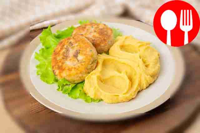 Котлеты из окуня и горбуши