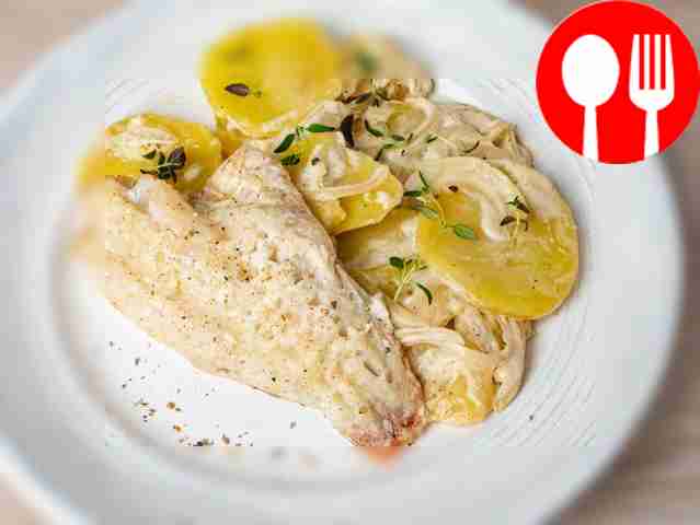 Морской окунь в рукаве