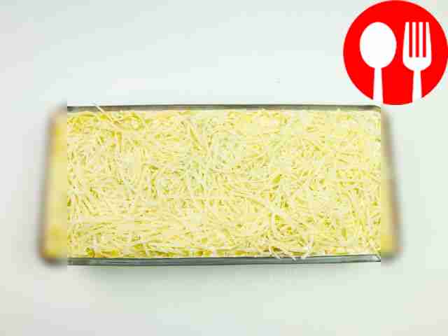 Grate the cheese on a fine grater and...