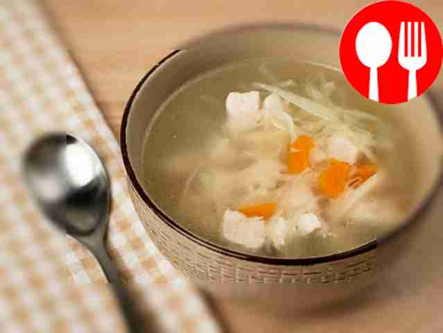 Diet turkey soup