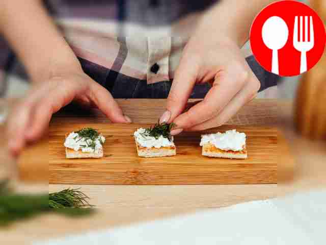 Fry the bread in a dry frying pan until golden...