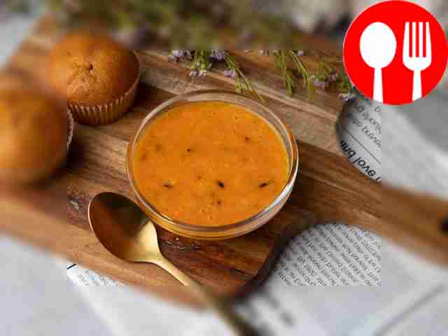 Sea buckthorn puree with lemon