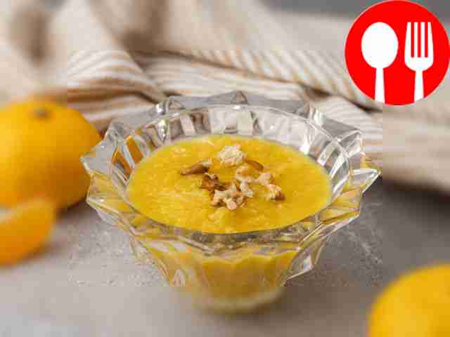 Quick tangerine puree