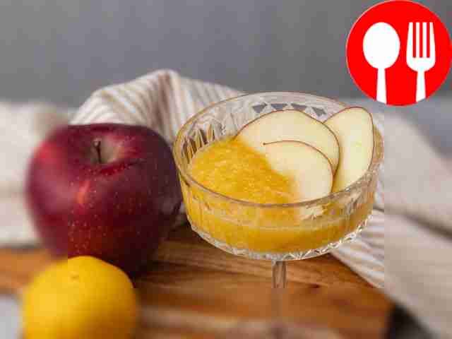 Домашнее мандариново-яблочное пюре Homemade tangerine-apple puree