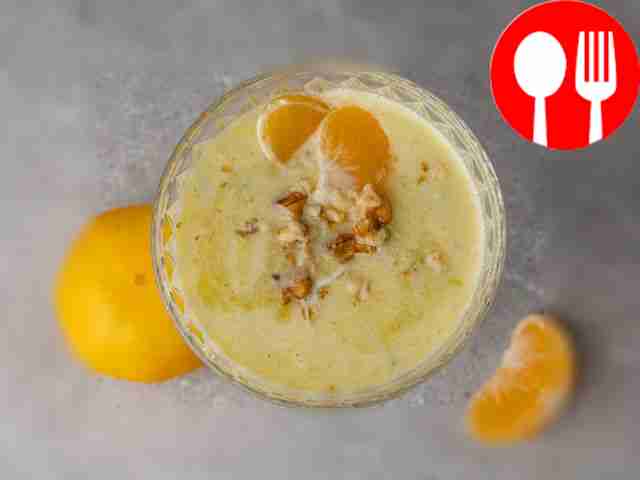 Фруктово-молочное пюре