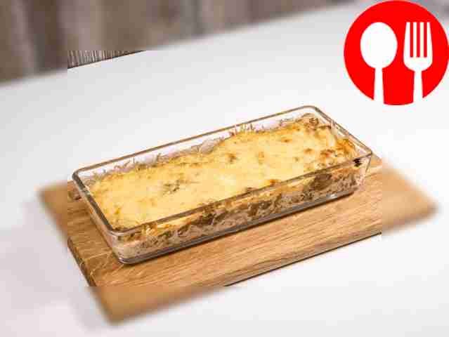Julienne with chicken and mushrooms