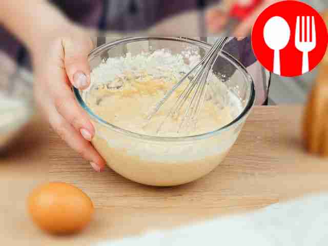 Gradually add 130 grams of flour into the...