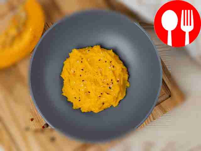 Пюре из печеной тыквы